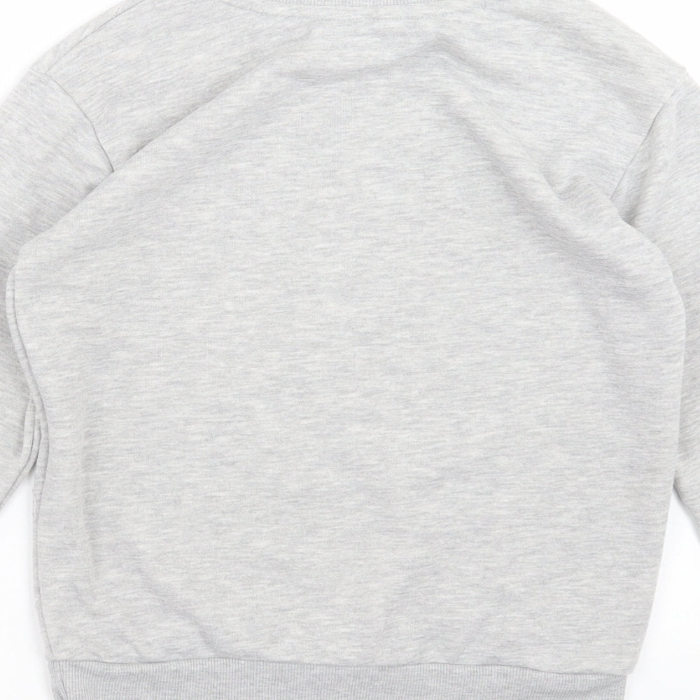 Primark Girls Grey Pullover Sweatshirt Size 11-12 Years - To Do List: Nothing