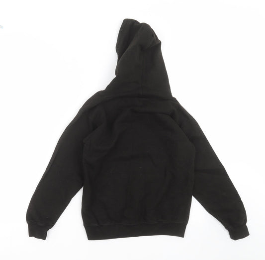 Awdis Boys Black Pullover Hoodie Size 9-10 Years