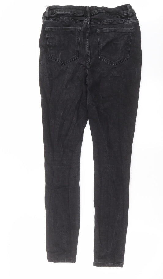 George Womens Grey Denim Skinny Jeans Size 14 L29 in