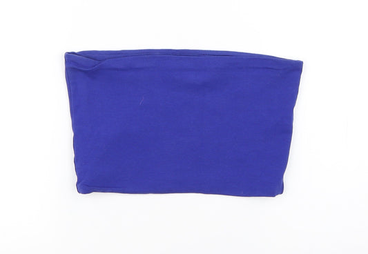 Topshop Womens Blue Basic Tank Size 8