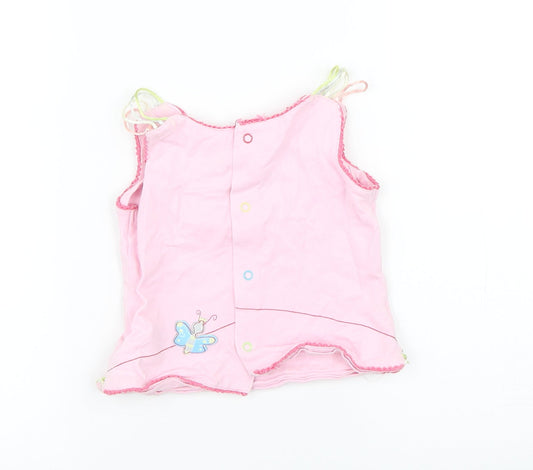 Yatsi Girls Pink Basic Tank Size 4 Years