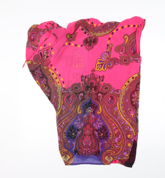 ASOS Womens Multicoloured Paisley Mini Size 8