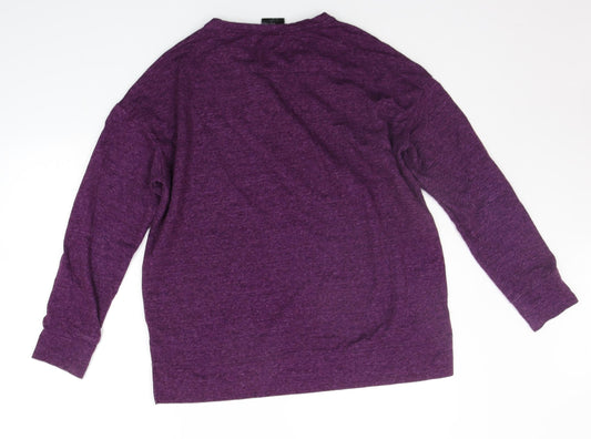 32 Heat Womens Purple Pullover Jumper Size M
