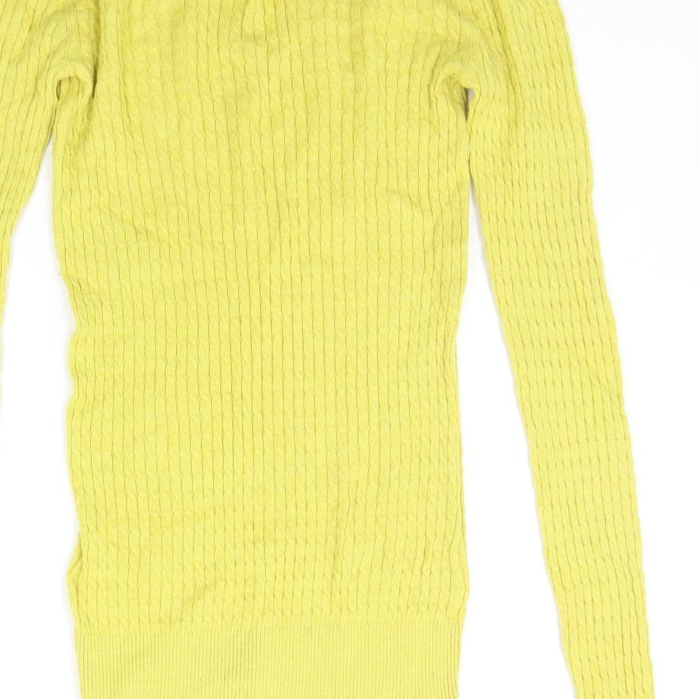 NEXT Womens Yellow Pullover Jumper Size 6