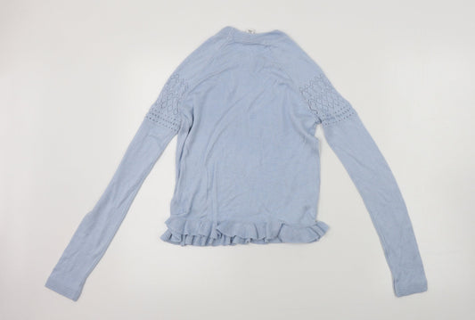 Topshop Womens Blue Pullover Jumper Size 8