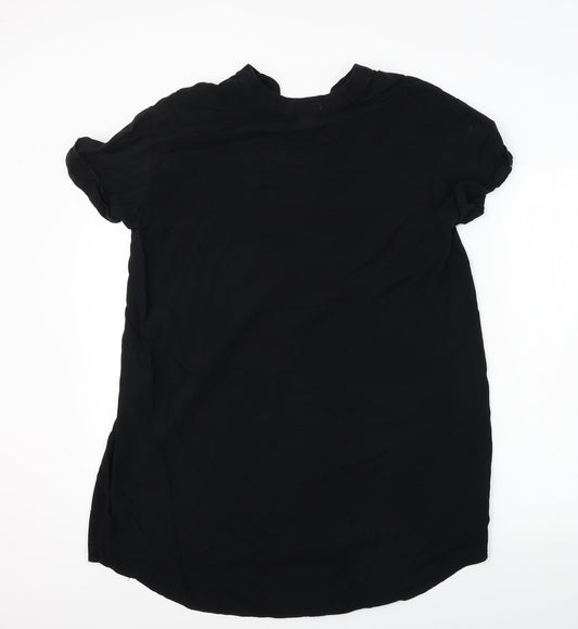 H&M Womens Black Basic Blouse Size S