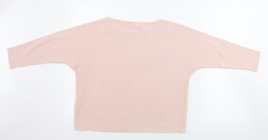 VERO MODA Womens Pink Pullover Jumper Size M