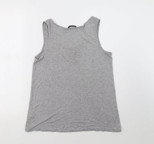 Marks and Spencer Womens Grey Basic Tank Size 10