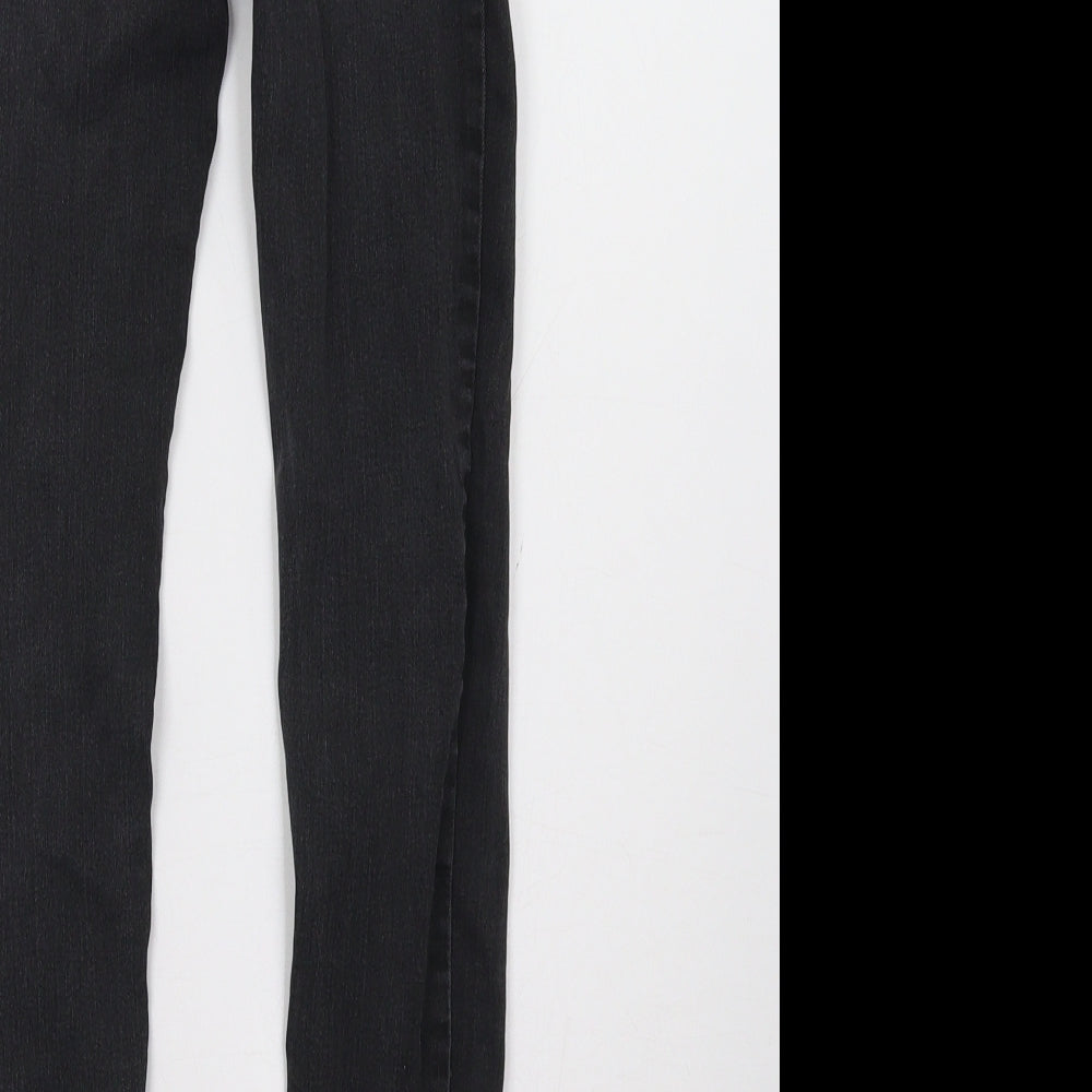 Sainsburys Girls Black Denim Skinny Jeans Size 10 Years