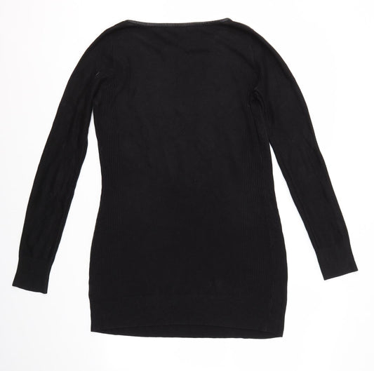 Dorothy Perkins Womens Black Jumper Dress Size 10