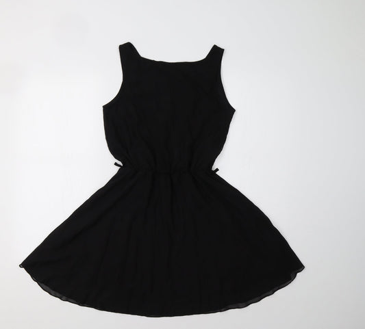 Red Chilli Womens Black Fit & Flare Size 10