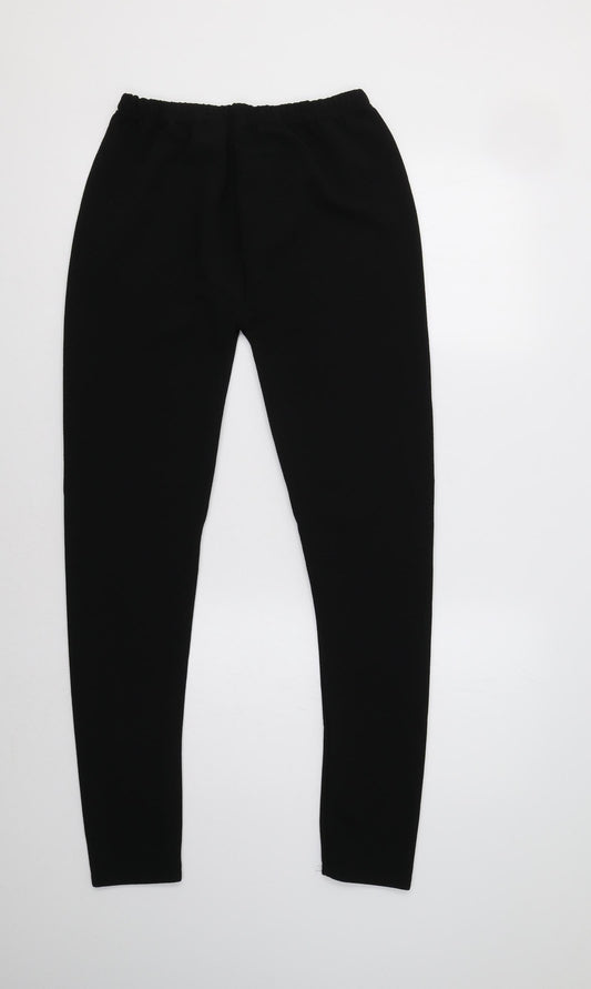 Preworn Womens Black Trousers Size S L30 in