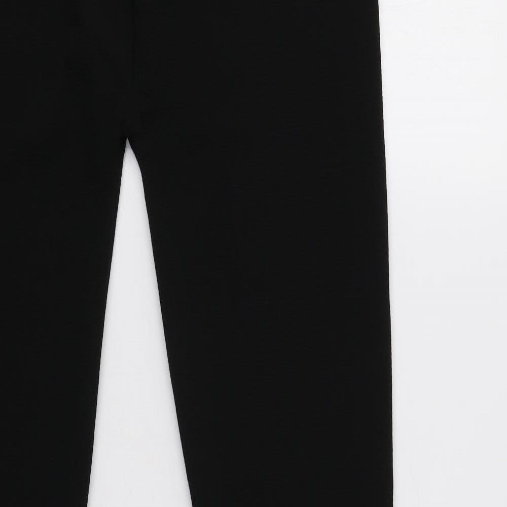 Preworn Womens Black Trousers Size S L30 in