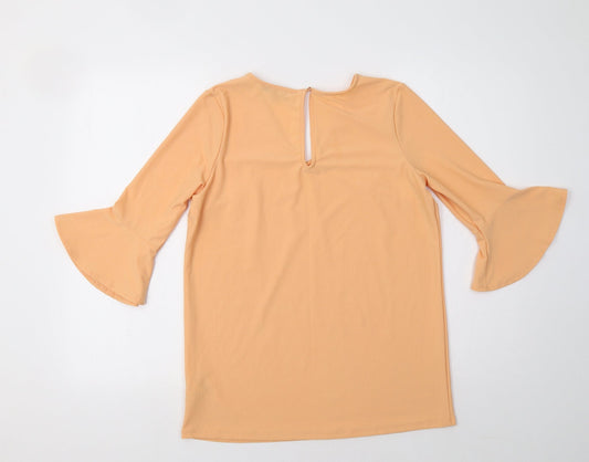 NEXT Womens Orange Basic Blouse Size 8