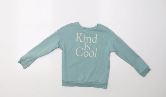 George Girls Green Pullover Sweatshirt Size 5-6 Years - Kind Is Cool