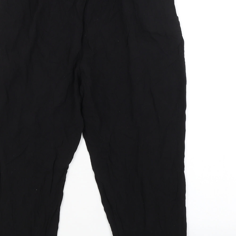 New Look Womens Black Sweatpants Trousers Size 10 L20 in
