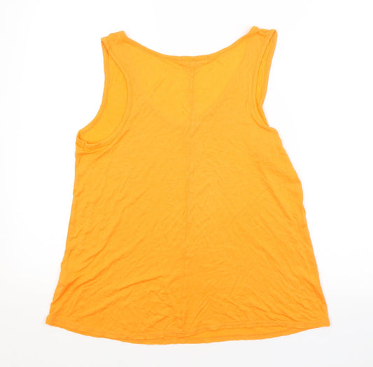 PEP&CO. Womens Orange Basic Tank Size 10