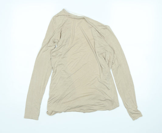 NICE Womens Beige Cardigan Jumper Size S