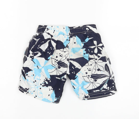 Platypus Boys Multicoloured Floral Sweat Shorts Size 2 Years - Swim Shorts