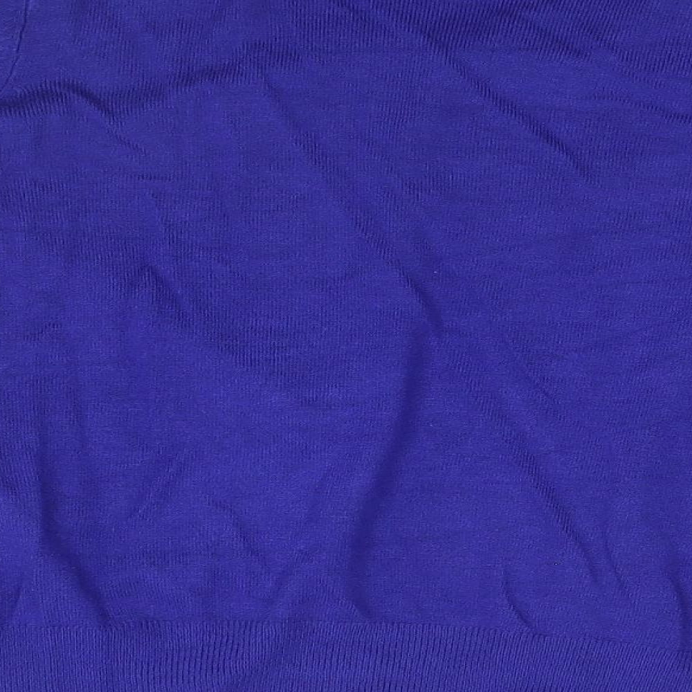 Marks and Spencer Womens Blue Cardigan Jumper