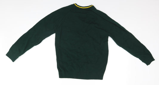 Uniform Mens Green Pullover Jumper