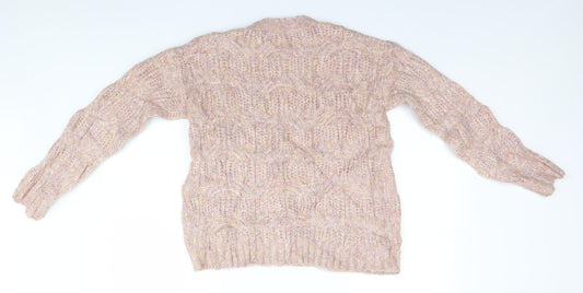 Per Una Womens Beige Pullover Jumper Size M