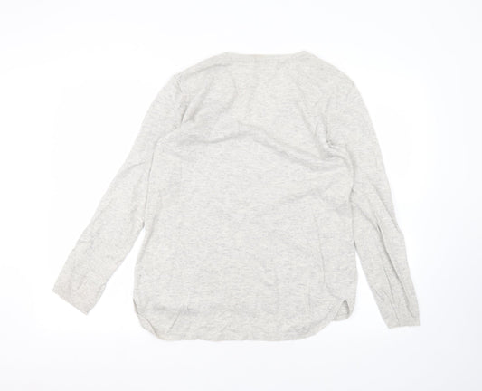 H&M Womens White Pullover Jumper Size XS