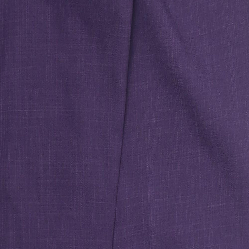 Tempus Womens Purple Trousers Size 10 L32 in