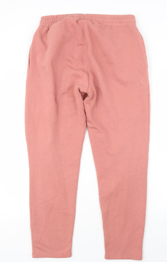 Chelsea Peers Womens Pink Jogger Trousers Size M L26.5 in