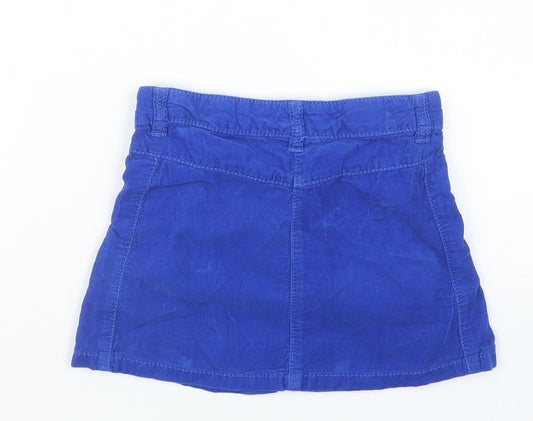 NEXT Girls Blue Straight & Pencil Skirt Size 5 Years