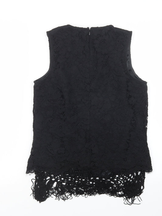 Very Womens Black Basic Blouse Size 10