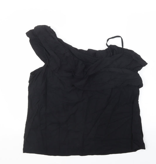 Old Navy Womens Black Basic Blouse Size XL