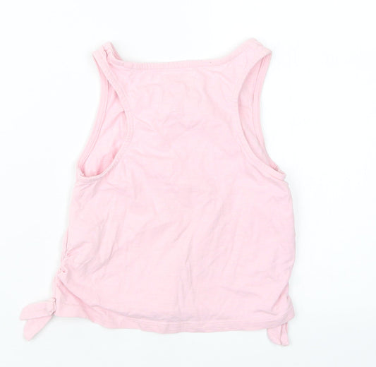 TU Girls Pink Basic Tank Size 7 Years