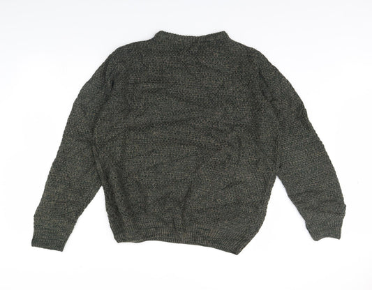 Easy Mens Green Pullover Jumper Size L