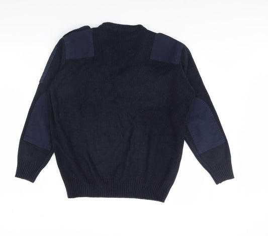 Hall mark Mens Blue Pullover Jumper Size M