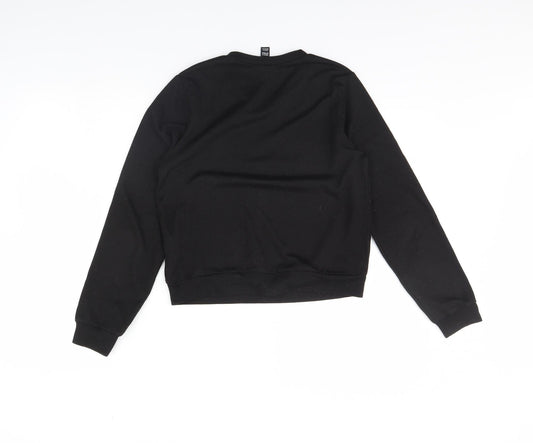 New Look Womens Black Pullover Jumper Size 12