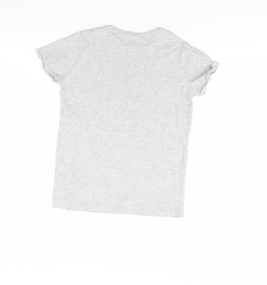 Primark Girls Grey Basic T-Shirt Size 11 Years