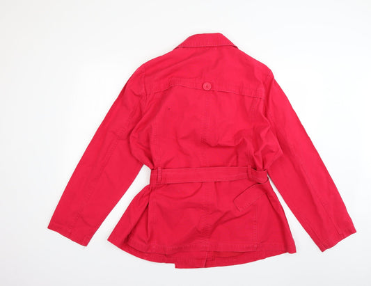 Cherokee Womens Red Overcoat Coat Size 20
