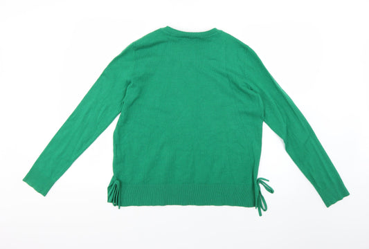 Dorothy Perkins Womens Green Pullover Jumper Size 10