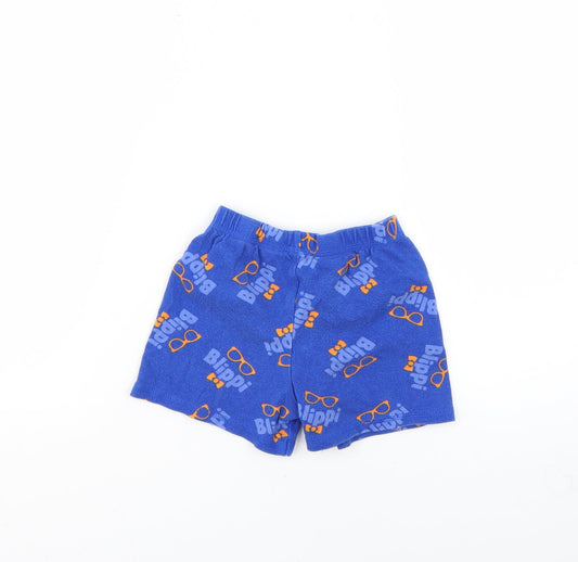 George Boys Blue Geometric Pyjama Pants Size 3-4 Years