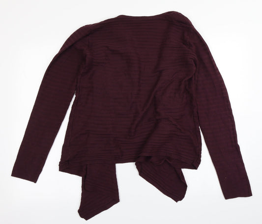 Select Womens Purple Knit Cardigan Jumper Size 10