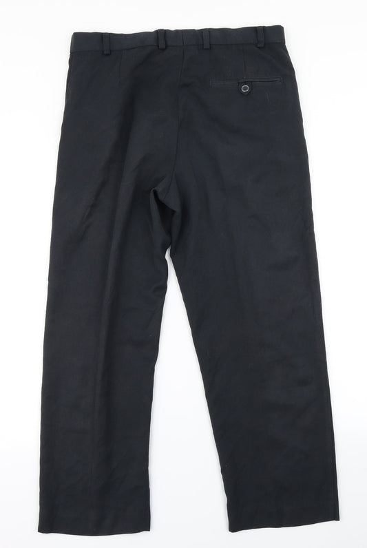 Ted Taylor Mens Blue   Dress Pants Trousers Size 34 in L29 in