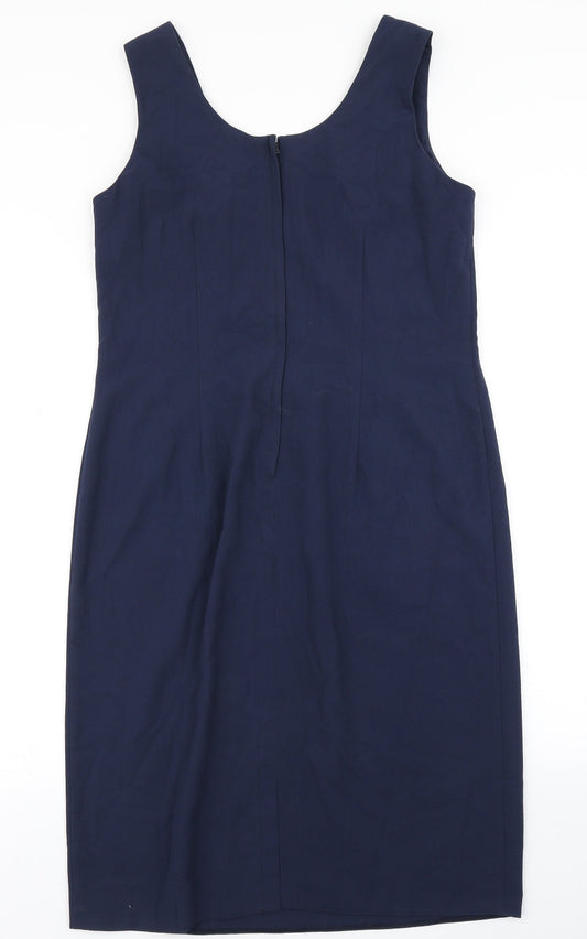 CJ Womens Blue A-Line Size 14