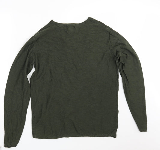 ONLY & SONS Mens Green Pullover Sweatshirt One Size