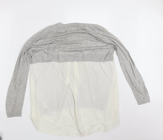ASOS Womens Grey Pullover Sweatshirt Size 12