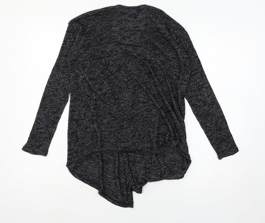 H&M Girls Grey Knit Cardigan Jumper Size 11-12 Years