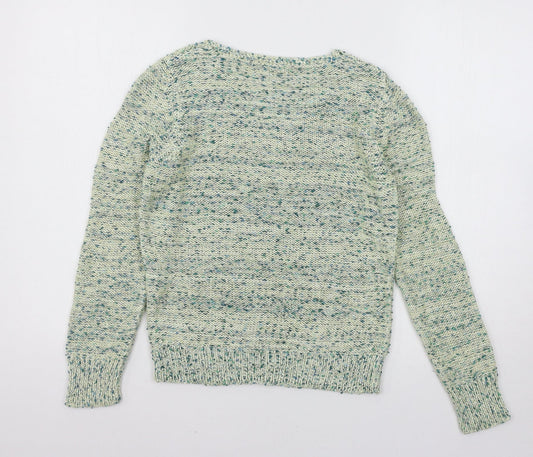 Uta Raasch Womens Green Knit Pullover Jumper Size 10