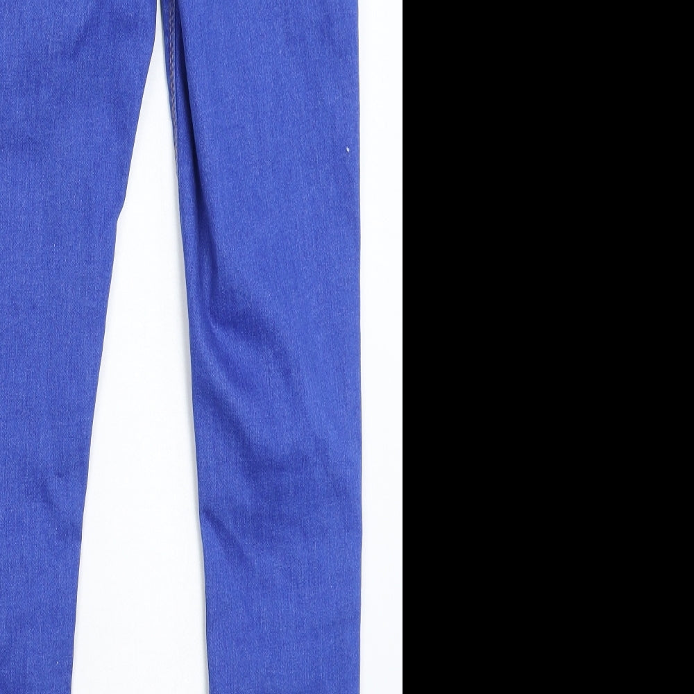 Denim & Co. Womens Blue Denim Jegging Jeans Size 12 L30 in