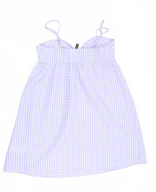 Divided by H&M Womens Multicoloured Check Basic Blouse Size 10