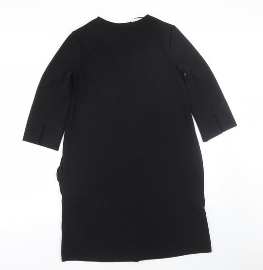 H&M Womens Black T-Shirt Dress Size S